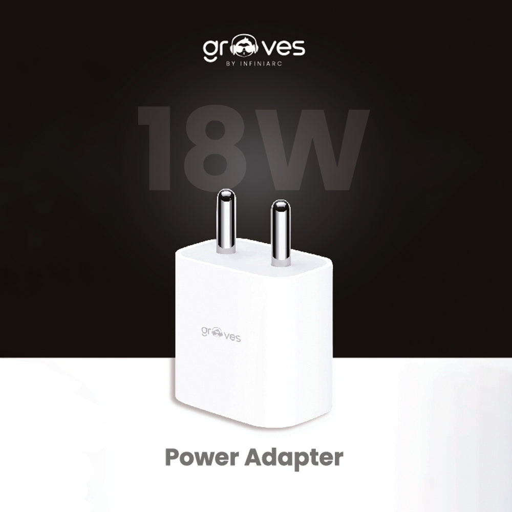 Grooves SuperVooc Charging Adapter with Cable (18 W)