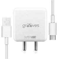 Grooves SuperVooc Charging Adapter with Cable (65 W)