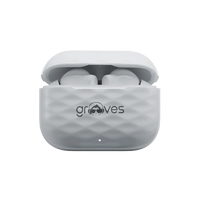 GROOVES INFINITY in White color - Earbuds by Grooves
