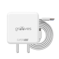 Grooves 65 W SuperVOOC in White color - Accessories by Grooves