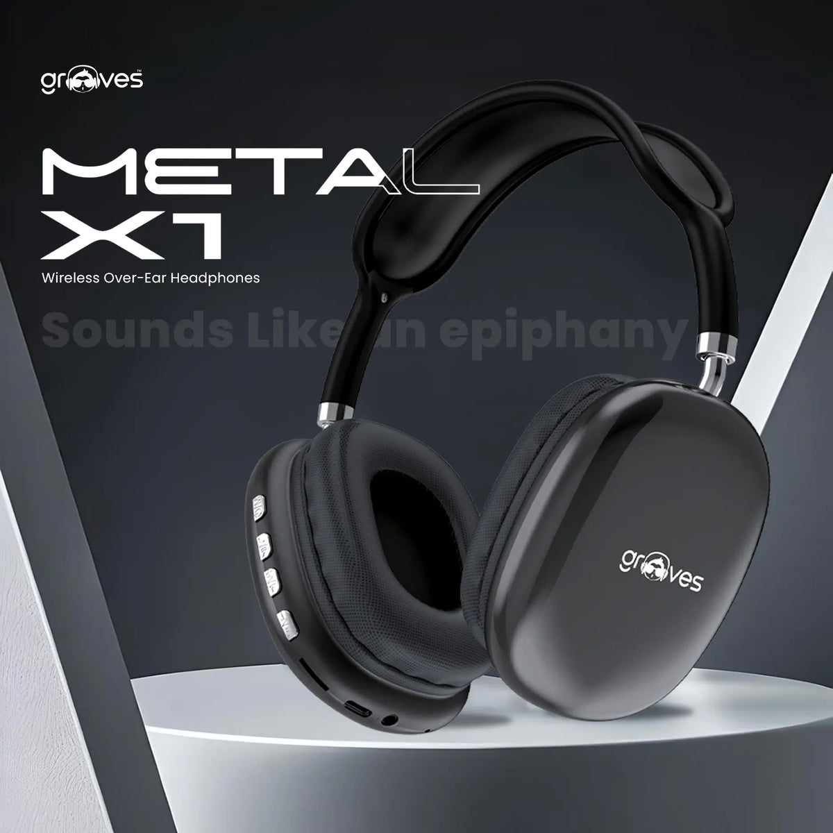 Grooves Metal X1 - Headphones by Grooves - gallery image 4