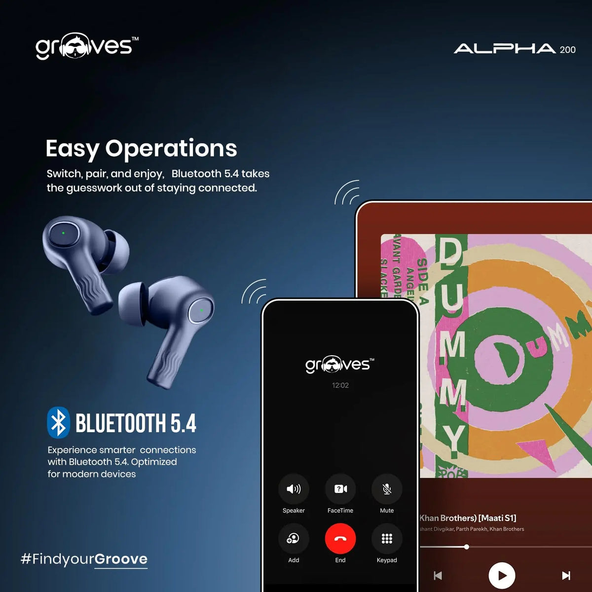 Grooves Alpha 200 with ANC - Earbuds by Grooves - gallery image 5