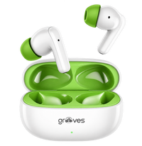 Grooves Fire TWS Earbuds (White)