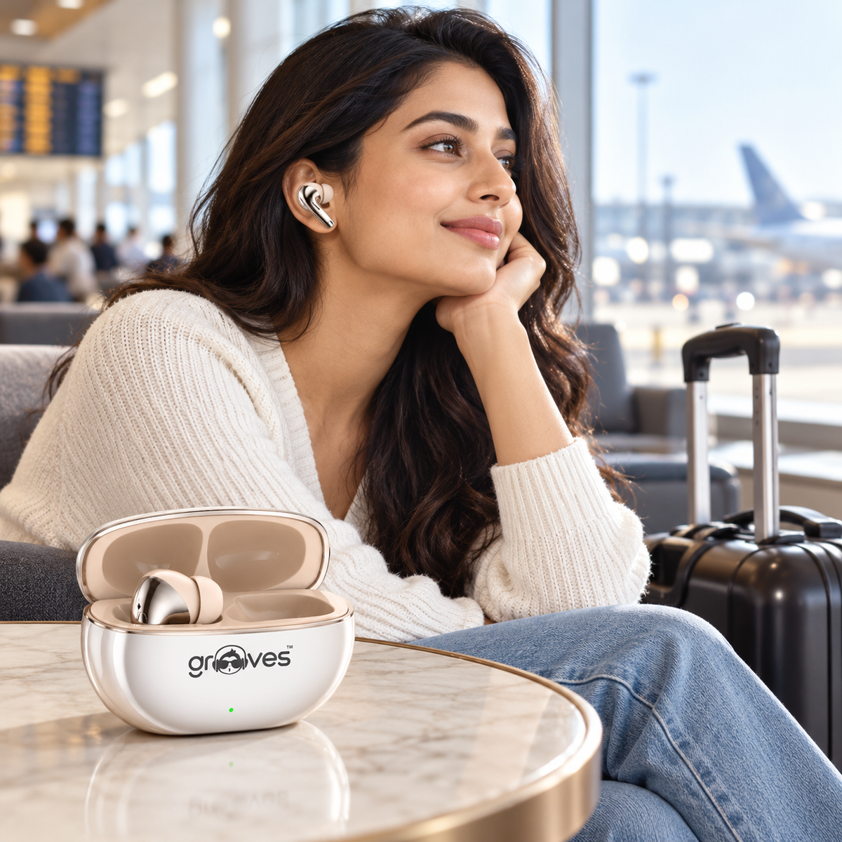 Grooves Metal Earbuds